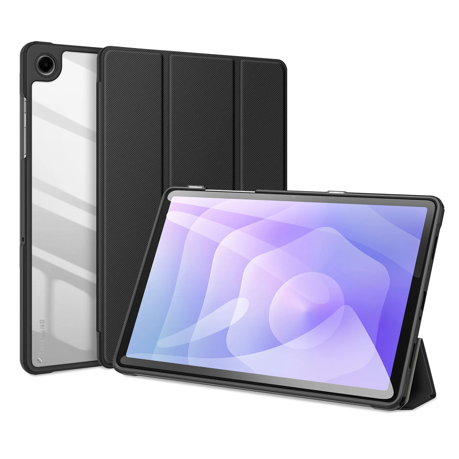 

DUX DUCIS Shockproof Case For Samsung Tab A11+ A9 Plus 11inch A9 A11 8.7 Trifold Tablet Transparent Full-Body Protective Case
