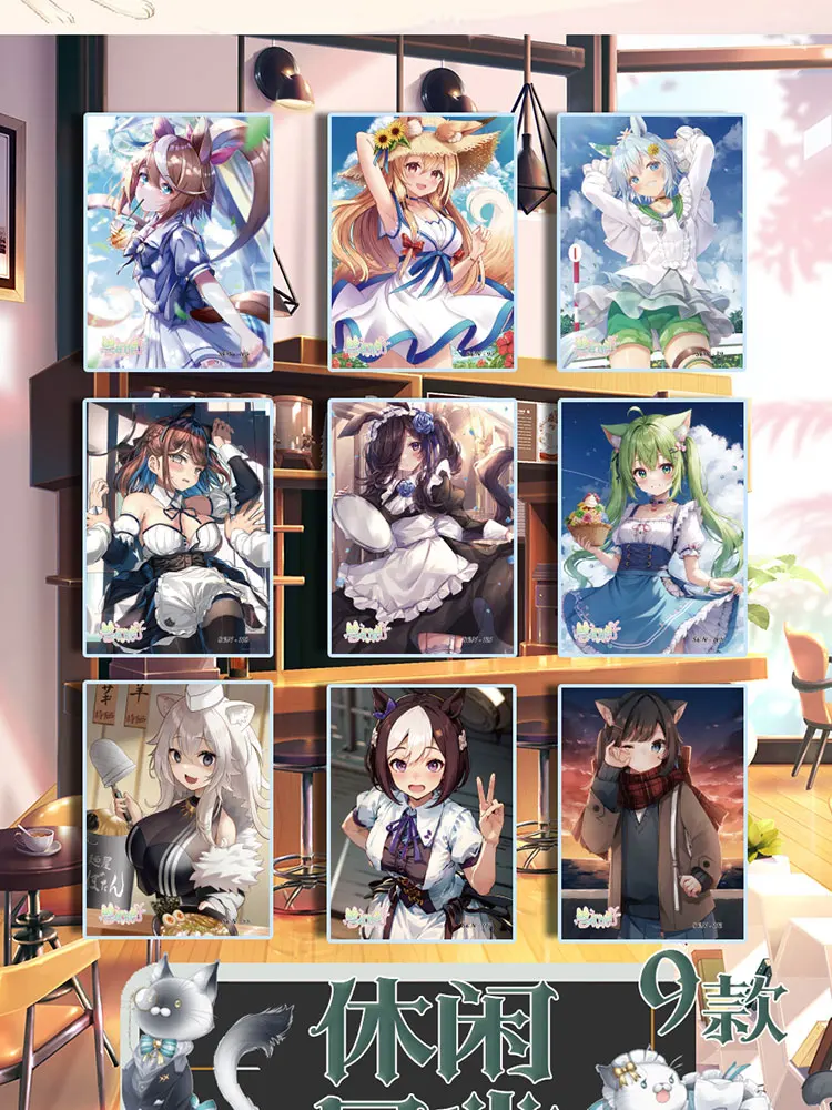 Goddess Story Cards Fashionable Card Animal Ear Girl Cards Booster Box Gojo Satoru Nanami Sukuna Hobby Chrismas Gift