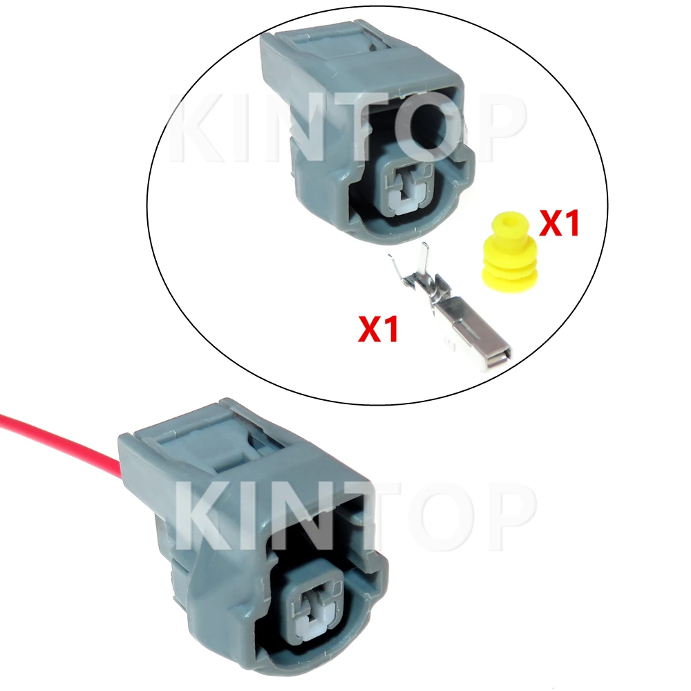 

1Set 1 Pins Automobile Waterproof Adapter Car Knock Sensor Connector 90980-11166 7283-1015-10 Auto Electrical Socket AC Assembly