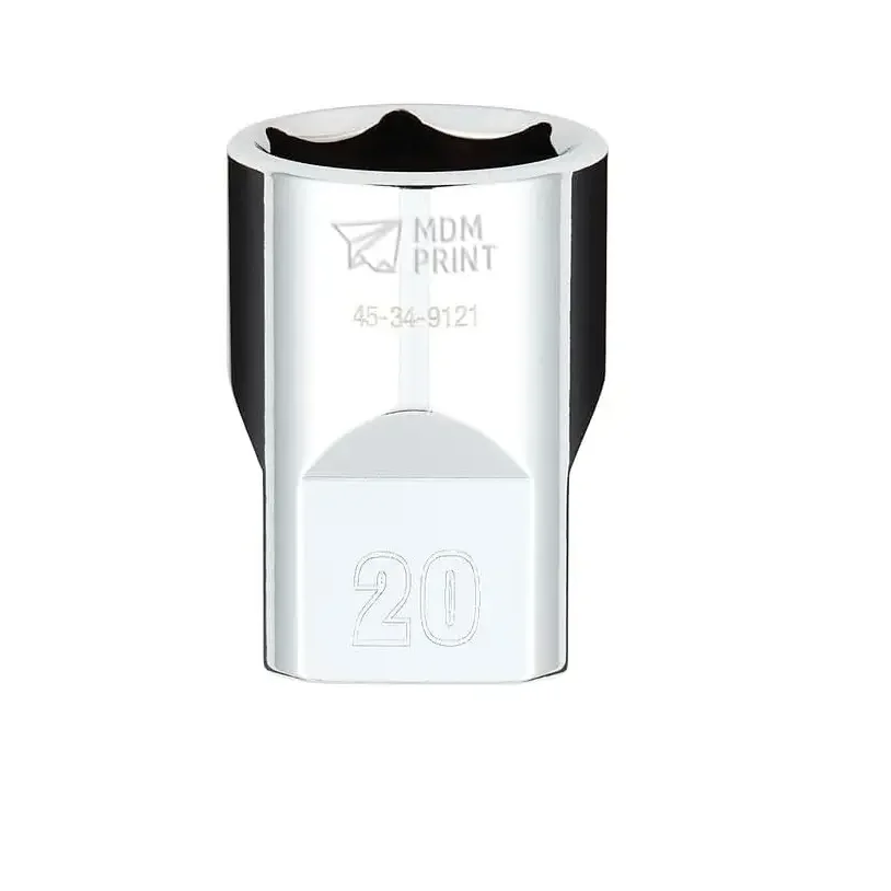 

1/2 in. Drive 20mm Metric 6-Point Socket with FOUR FLAT Sides