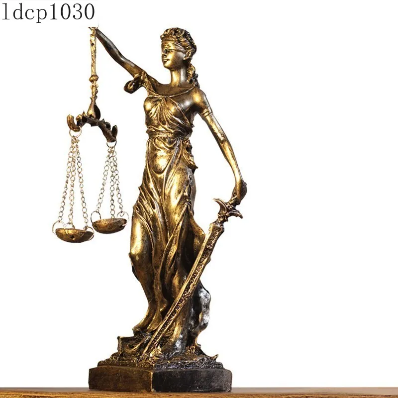 

Creative Nordic Resin Goddess of justice character sculpture Greek mythology Modern home Decoration Crafts ornaments figurines