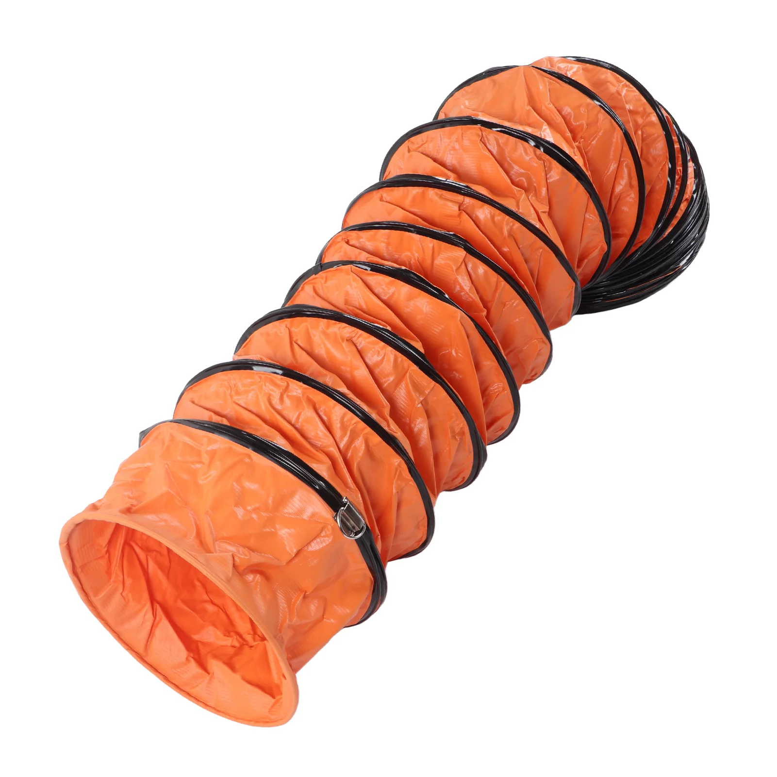 Duct Hose Flexible Duct Hose 8m PVC Adjustable Ventilation Duct Hose with Clamp for Fan Flexible Duct Hose Ventilation Hose