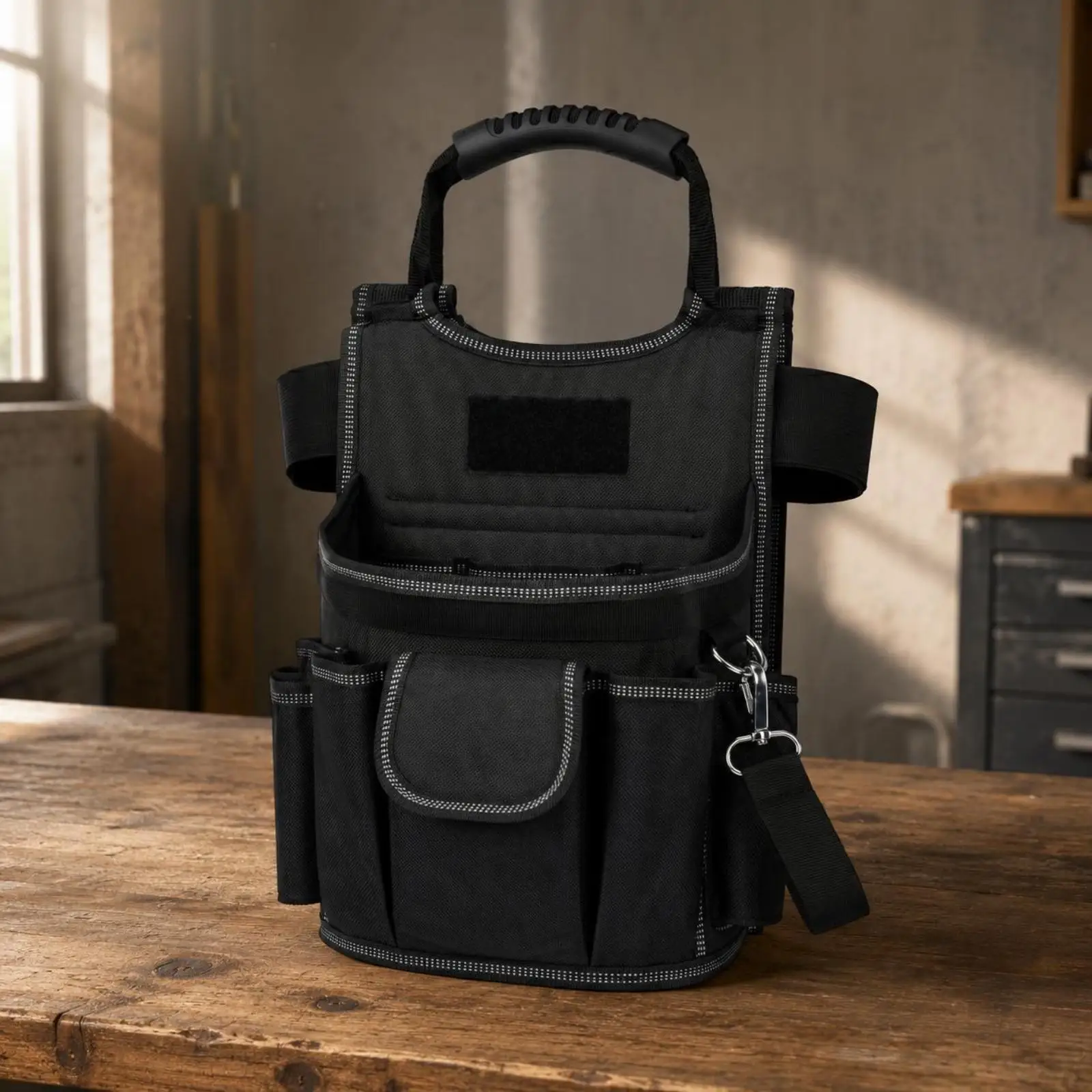 Multifunctional Utility Belt Tool Bag Compact Organizer Oxford Cloth Repair Pouch for Handyman Tasks