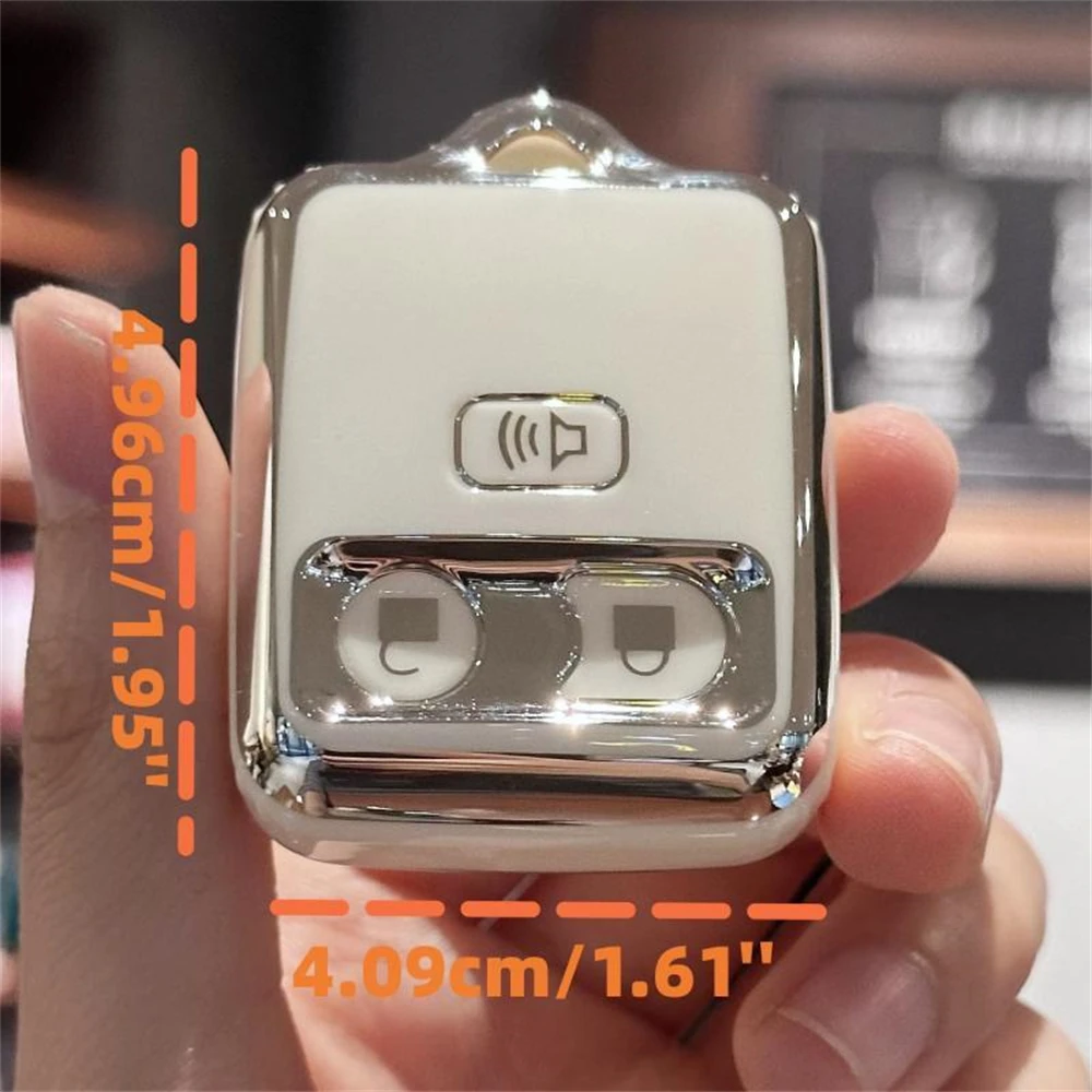 Key Fob Cover Car Keychain for 1998-2010 Ford F150 F250 F350 F450 F550 Smart Control Key Protector Key Case Shell