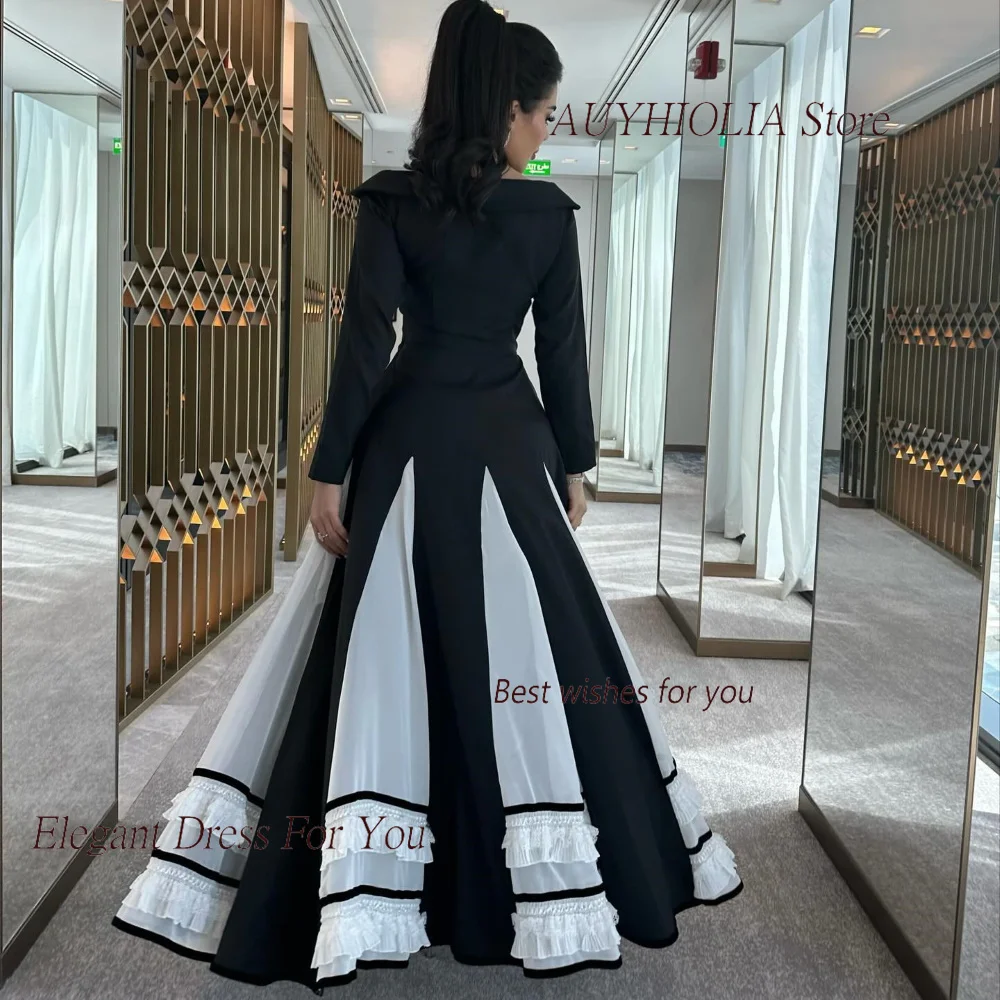 ELegant Evening Dress For Sexy Women 정장원피스 Vestidos de festa Luxury Full Sleeve Custom Formal Cocktail Party Prom Gown 2024