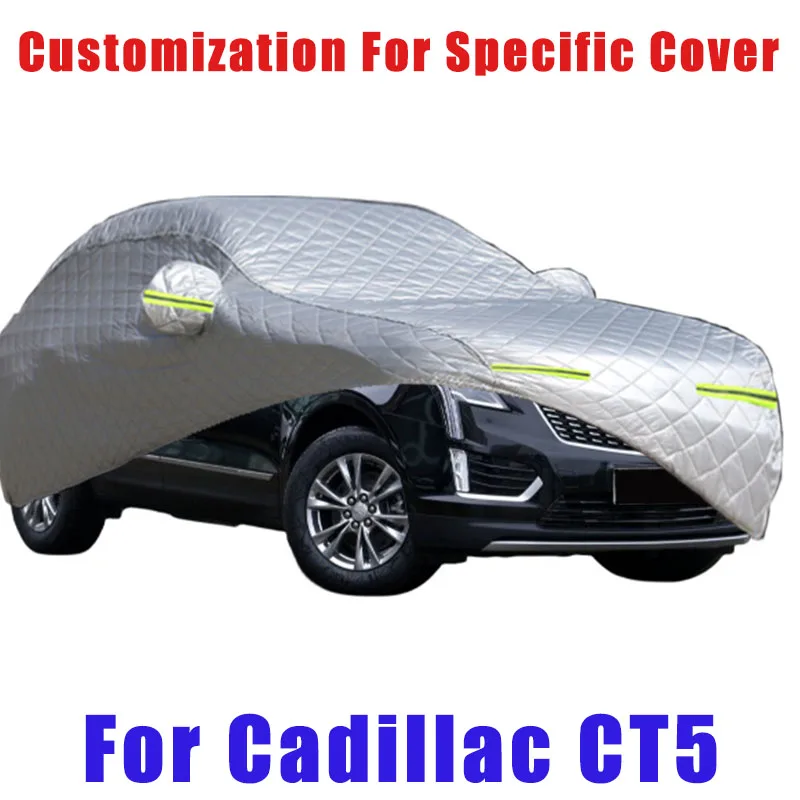 

For Cadillac CT5 SUV Hail prevention cover auto rain protection, scratch protection, paint peeling protection