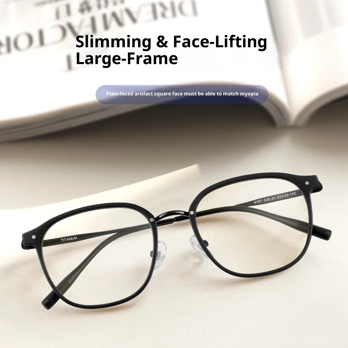 

FYTOO 2025 New Ultra Light Titanium Frame Optical Glasses Woman Prescription Lenses Prescription Glasses Custom910T
