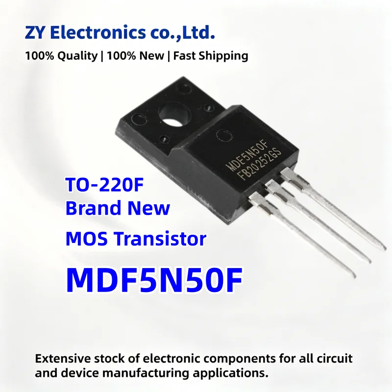 (10/30PCS) Brand New MDF5N50F 5N50 N-channel MOS Field Effect Transistor 500V TO-220F