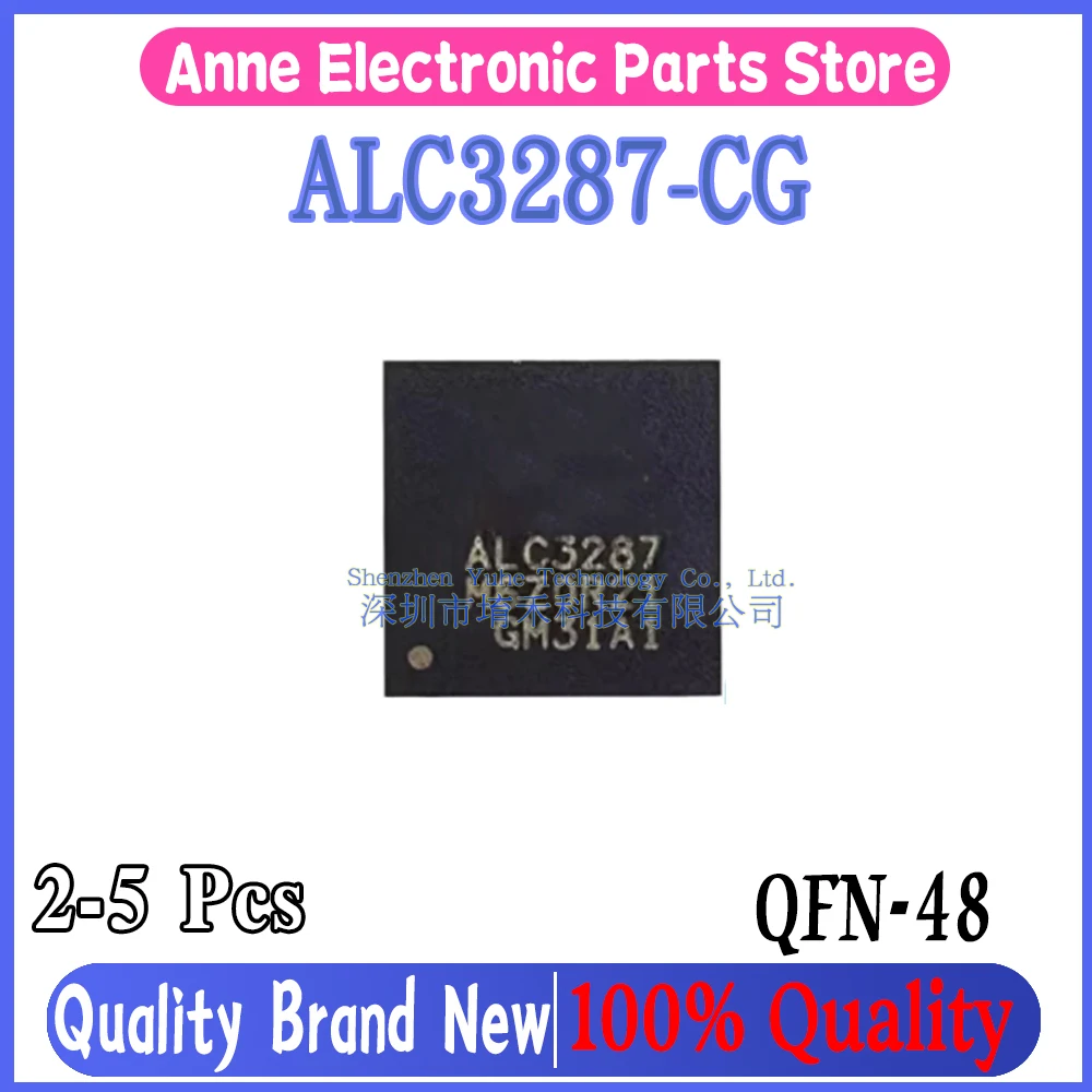 (2-5piece)100% New ALC3287 ALC3287-CG QFN-48 Chipset