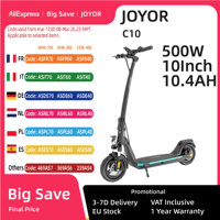 JOYOR C10 Electric Scooter 500W 48V 10.4Ah E-Scooter 45km/h Speed 30-50km Range 10'' Tires Foldable Electric Scooters 120kg Load