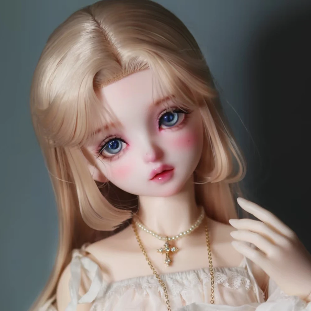 

Resin Material Doll Head 1/3 BJD Doll Head No Makeup Girl Head DIY Doll Accessories Girl Head No Makeup Toys Gift