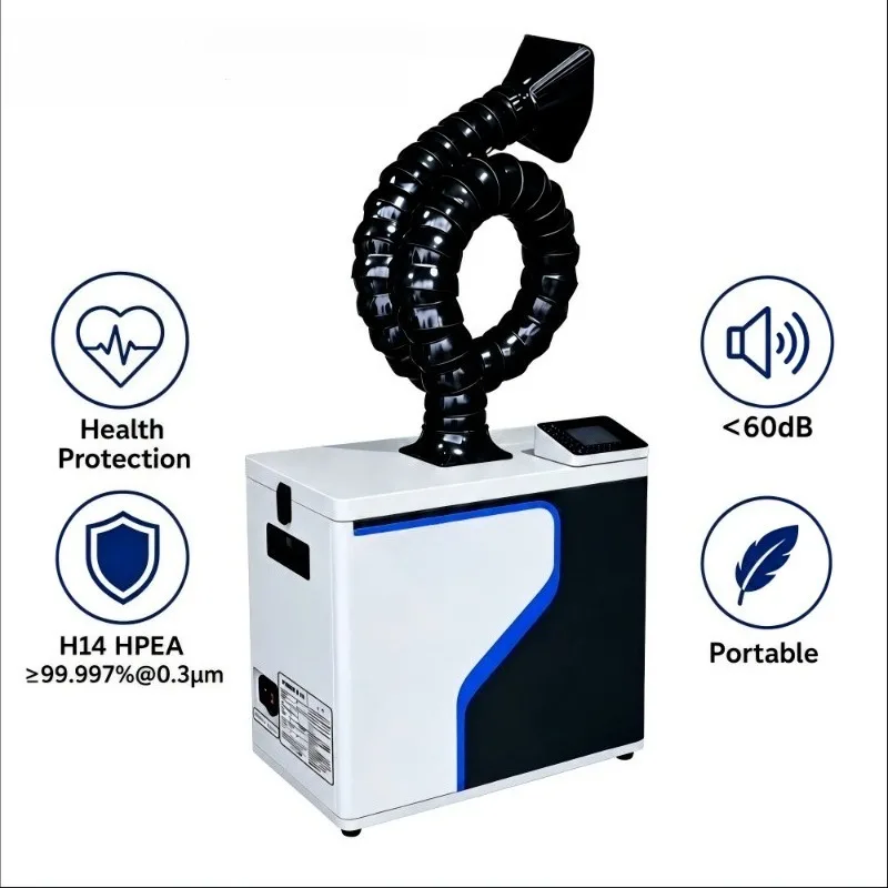 Energy Saving Flux Fume Extractor with  Activated Carbon Filters for Wave Soldering