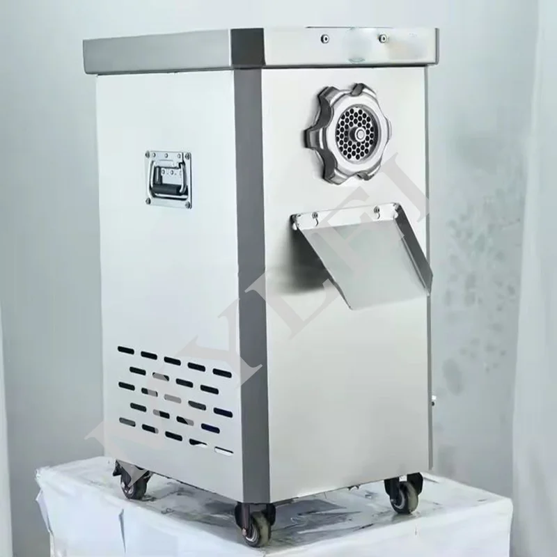 Commercial Vertical Automatic Meat Grinder & Stuffer - Stainless Steel for Beef/Lamb Mince