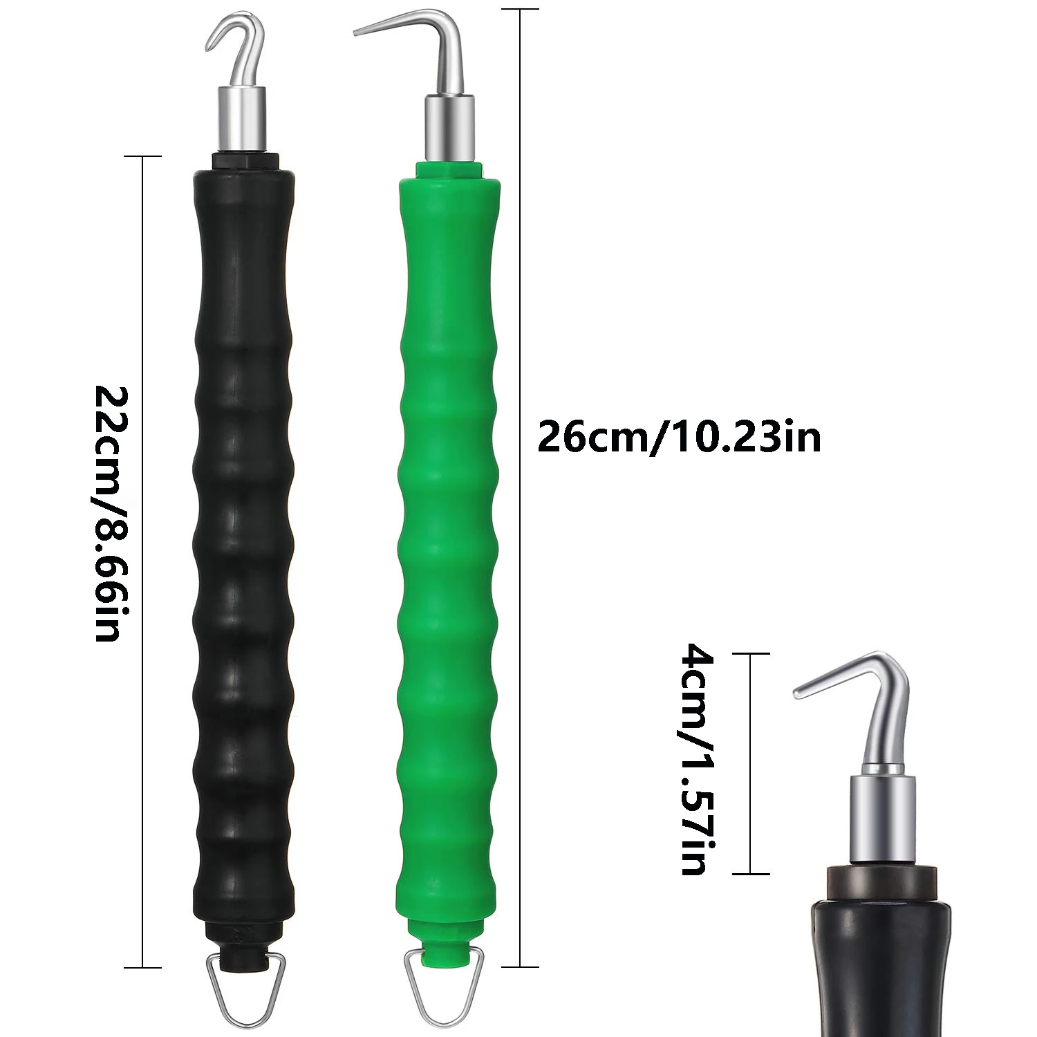 2PCS Semi-Automatic Rebar Tying Machine Wire Knoting Pliers Straight Pull Bar Binding Hook Construction Site Winding Tool