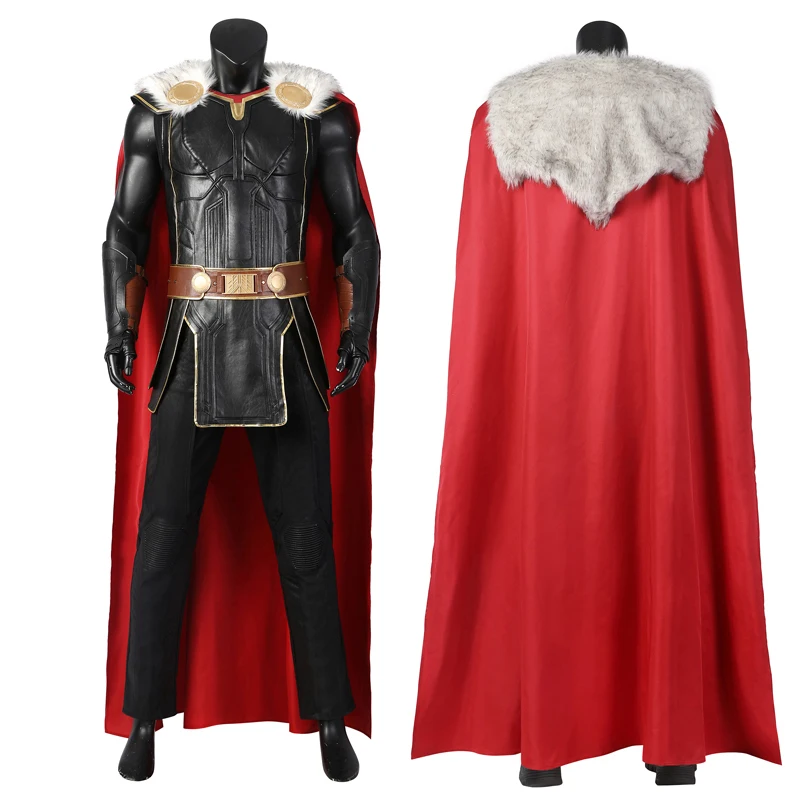 

New Movie SuperHero Halloween Costumes Love And Thunder 4 Odinson New Outfit With Boots Superhero God Of Thunder Cosplay