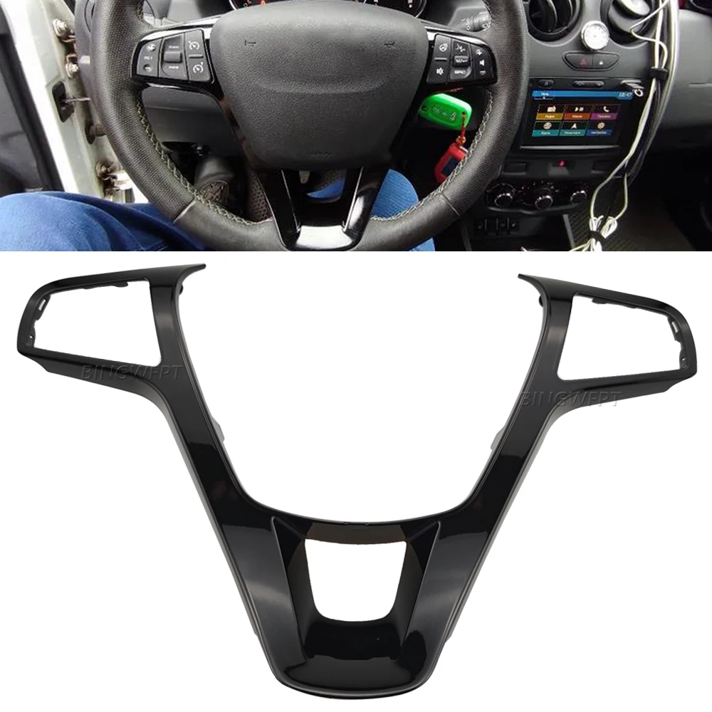 Multifunctional Steering Wheel Cruise Buttons Cover Frame For For Lada Vesta Sport Lada SW Cross Glade West 2015-2021