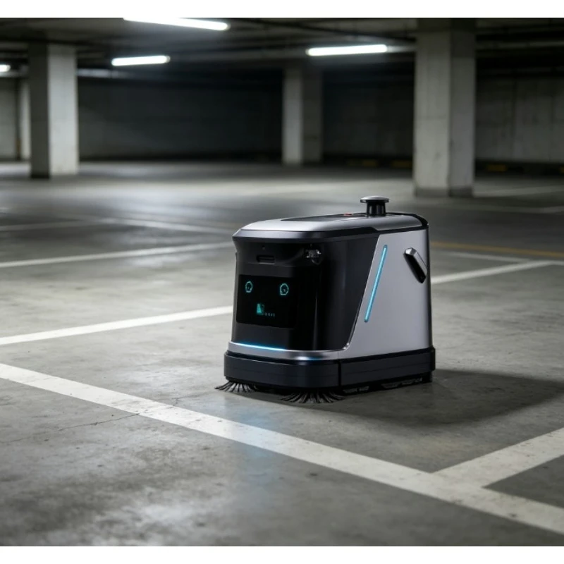 Autonomous Cleaning Robot Floor Scrubber Robot Obstacle Avoidance Integrated Water Tank For Hotel Hospital Supermarket Corridor