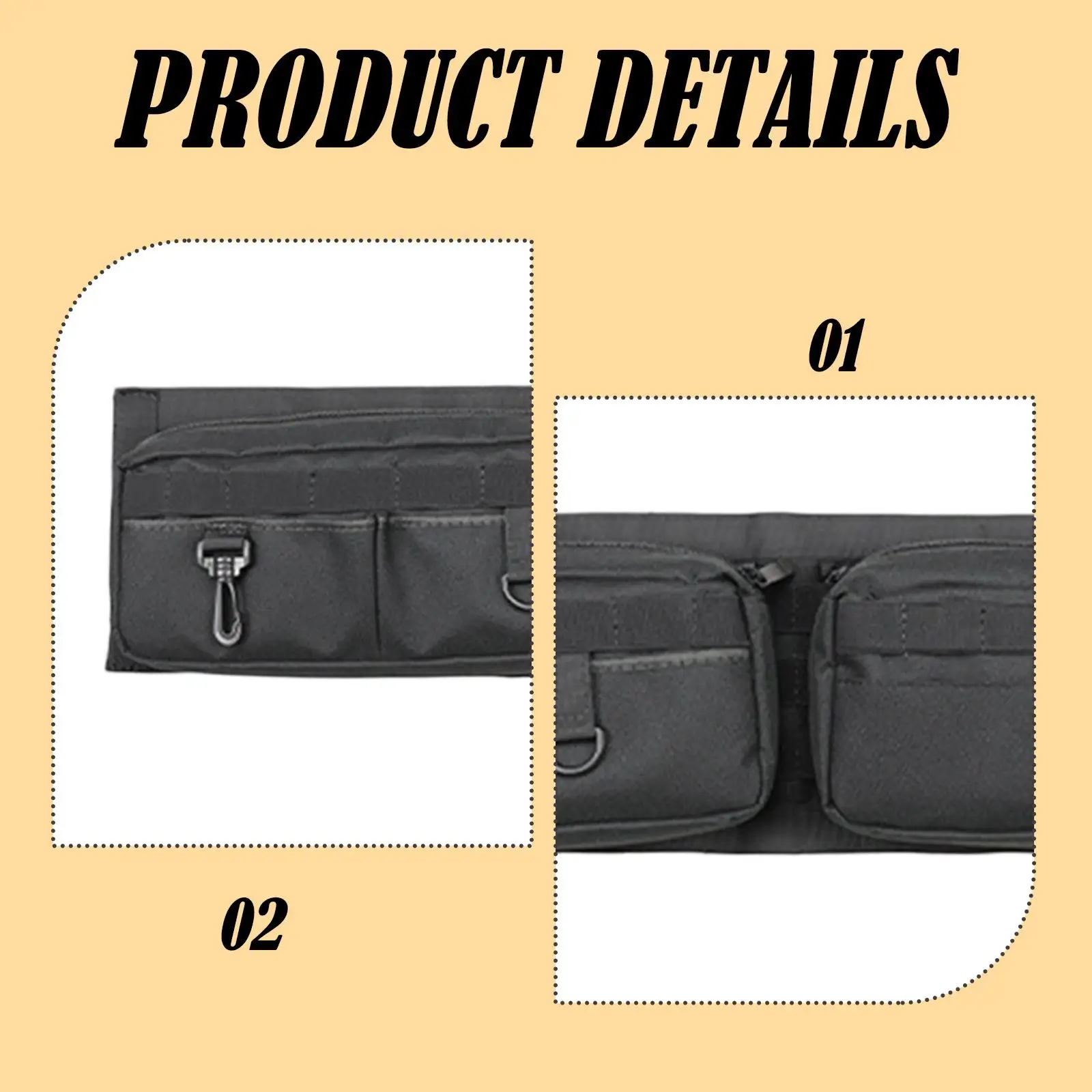 Borsa portaoggetti per portellone Organizzatore di espansione portellone posteriore Accessori interni pratici