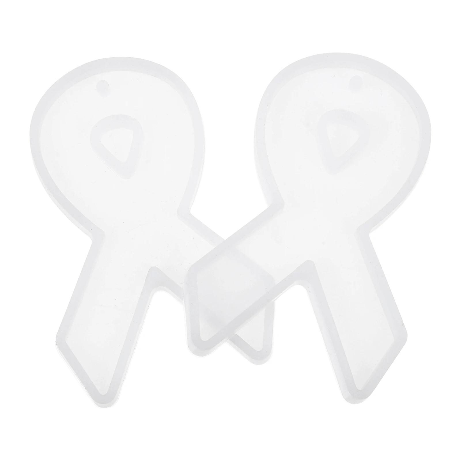 

2 Pairs Silicone Earring Pendant Mold for Diy Resin Casting Jewelry Making Craft Supplies Pendant Mold Hanging Adornment