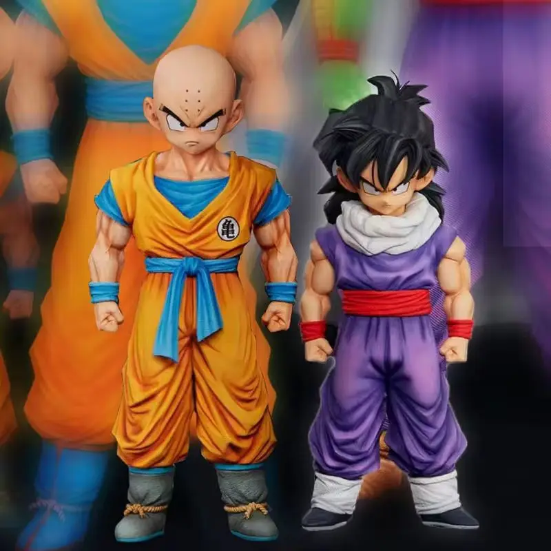 28 cm Anime Dragon Ball Bambini Krillin Son Gohan Trunks Action PVC Figure Collezione di modelli Decorazione del desktop Giocattoli Regali per bambini