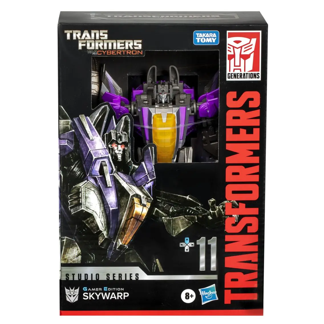 Hasbro Transformers Studio Series: Voyager Class Transformers: War for Cybertron 11 Skywarp Action Figures Christmas Gift