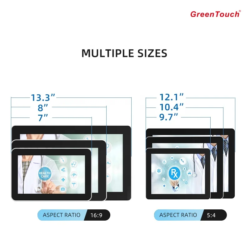 VESA Open Frame Monitor 9.7 Inch LCD Touchscreen Kiosk Monitor