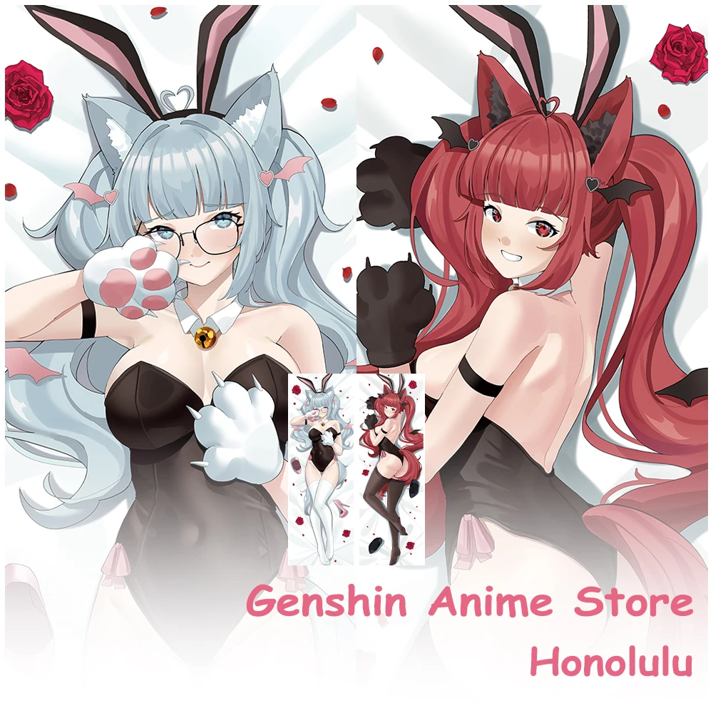 

Dakimakura Game Azur Lane Honolulu Pillowcase Bunny Girl Life-Size Cover Otaku Throw Cushion Covers Hugging Body Cosplay Props