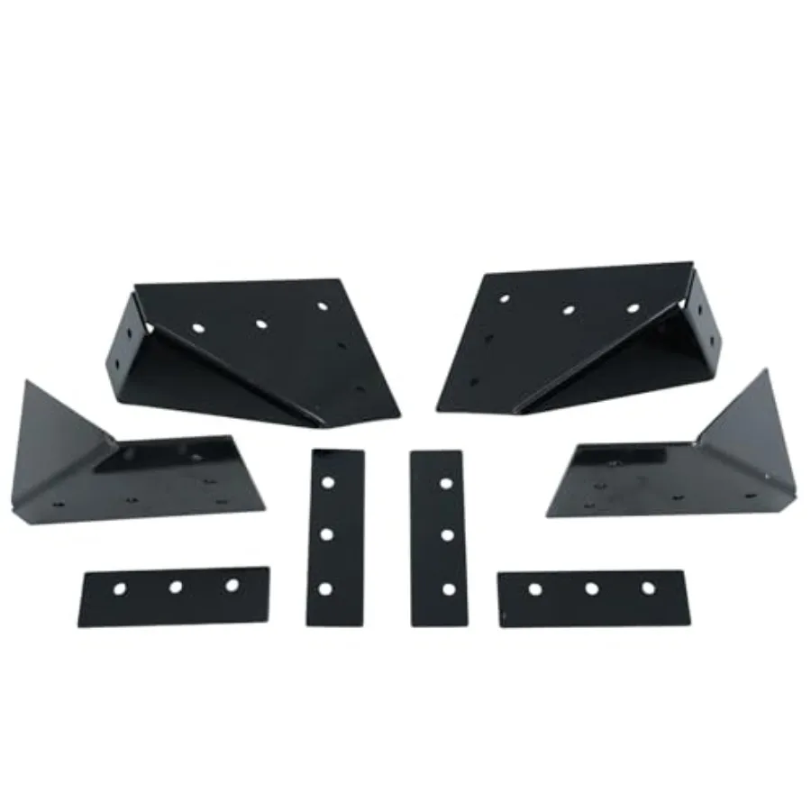 

Trailer Roof Rack Bracket Side Mount Kit Compatible with Awning Teardrop Trailers Ladders Campers RVs Utility Boxes Enclosed Tr