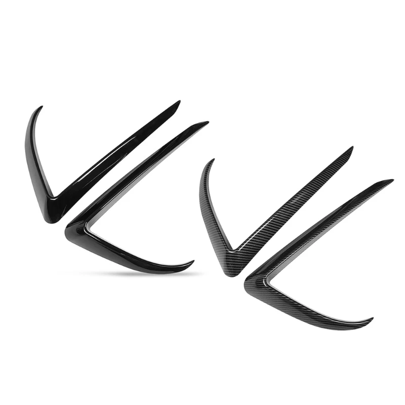

Front Bumper Cover Wind Knife For Fog Lamp Trim Decorative Trim Light Eyebrow