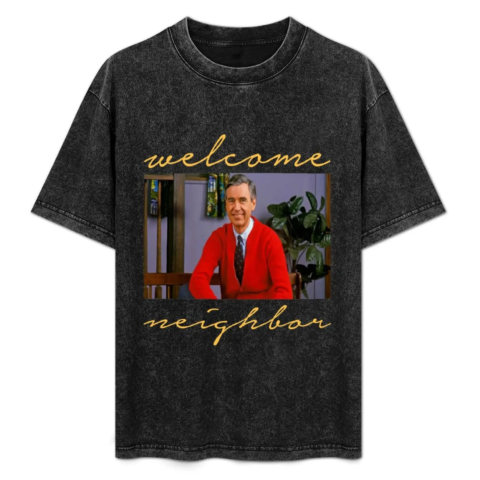 

welcome neighbor, mr roger gift T-Shirt Casual Loose Fit Short Sleeve T-Shirt