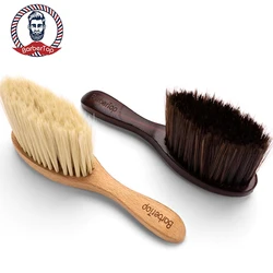 Barbertop Wooden Soft Brush Neck Duster Hairdressing Hand-held Cleaning Broken Hair Cut Men's Beard Brushes Salon Tool