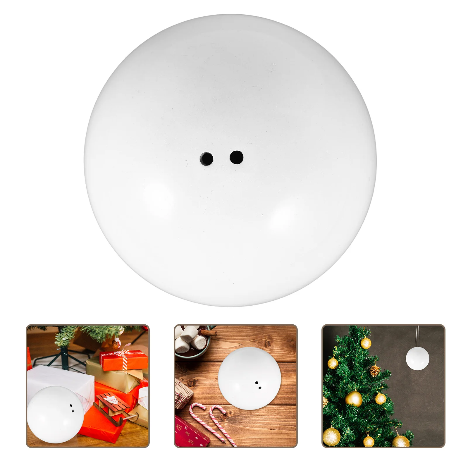 

Stainless Steel Decorative Ball White Hollow Polished Sphere Round 150Mm Hanging Ornament for Home Office Garden Ceiling Decor