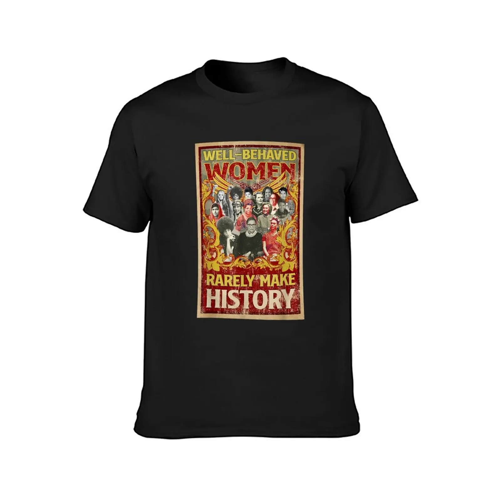 RGB Women And Well-Behaved Women Seldom Make History T-Shirt animal prinfor boys aesthetic clothes mens graphic t-shirts pack