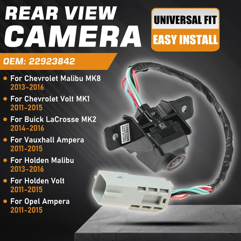 

Vehicle Backup Rear View Camera For Chevrolet Malibu Buick LaCrosse 2013-2016 Vauxhall/Opel Ampera Chevy Volt 2011-2015 22923842