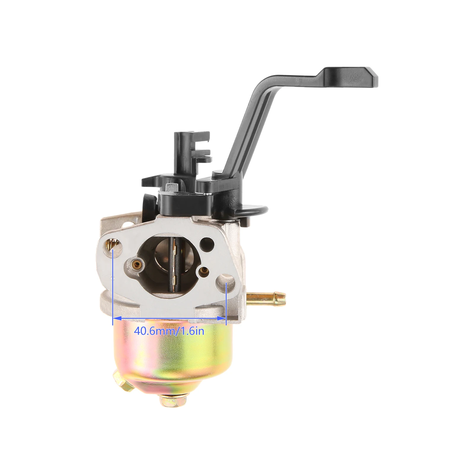 Carburetor with Fuel Tank Shut Off Valve Spark Plug Kit Fit for Honda GX120 GX160 GX168 GX200 5.5HP 6.5HP Generator Engine Carb