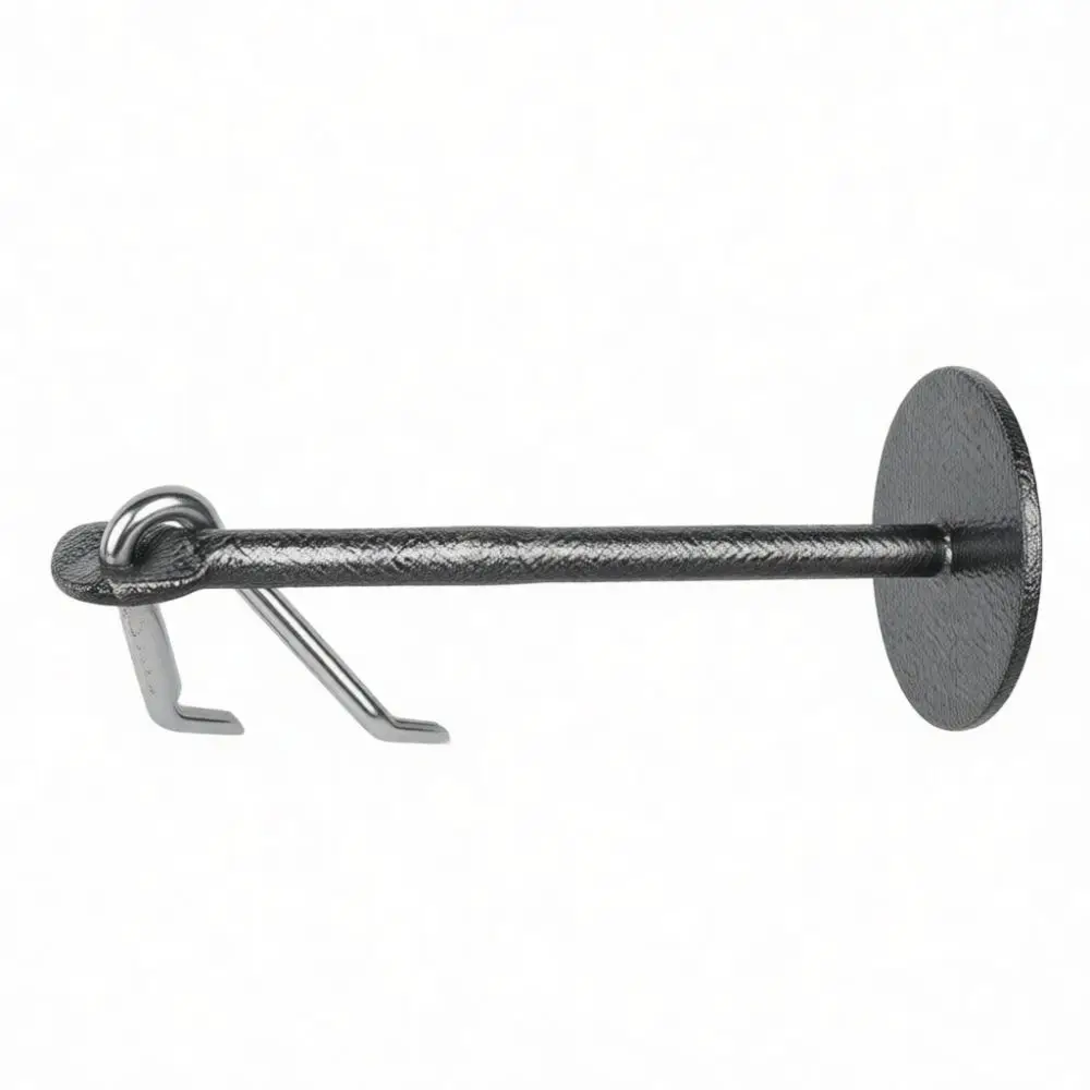 Steel Barbell Plate Holder Loading Pin Fitness Equipment Attachment For Strength Training Muscular Exercise Rack