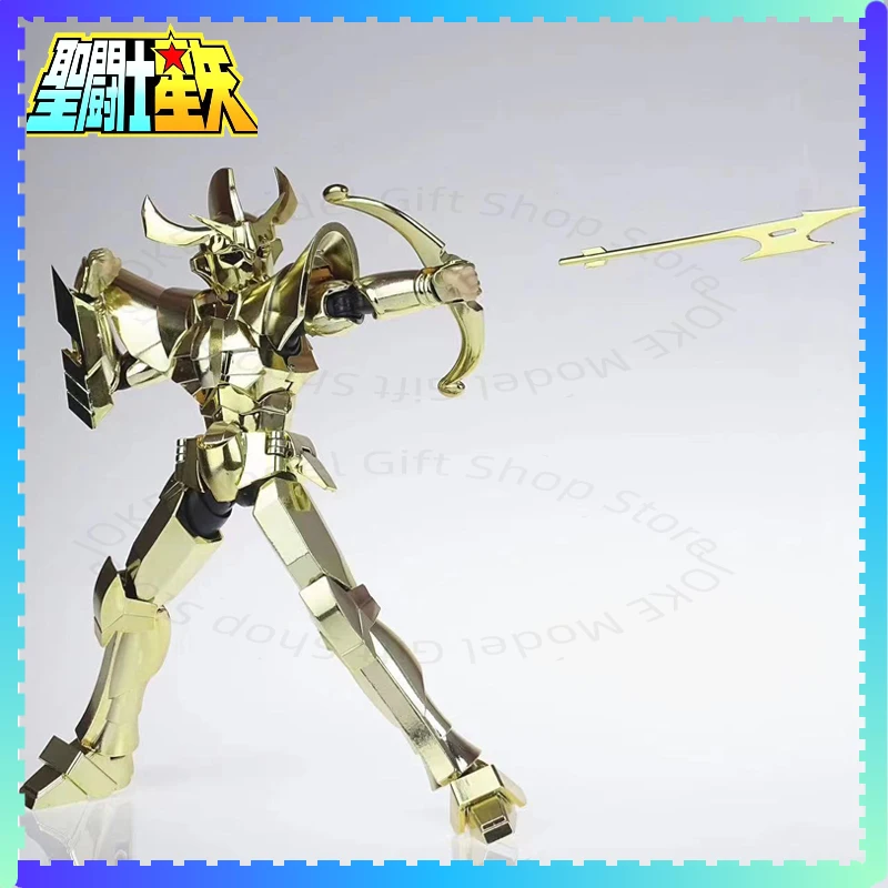 

CS Model Saint Seiya Myth Cloth EX Fake Sagittarius Aioros Galaxy War 24K Gold Knights of the Zodiac Action Figure In Stock