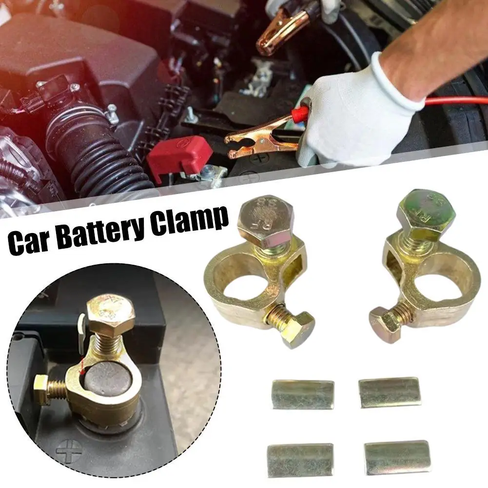 Multifunctional battery clip pure copper battery connector automotive exclamation mark thickened modified pile head anti-leakage