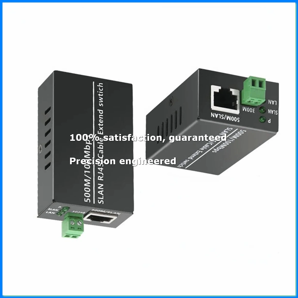 1Pcs Ethernet IP Extender Over Coax HD Network Kit EoC Coaxial Cable Transmission Extender for Security CCTV Cameras(B)-ELEC