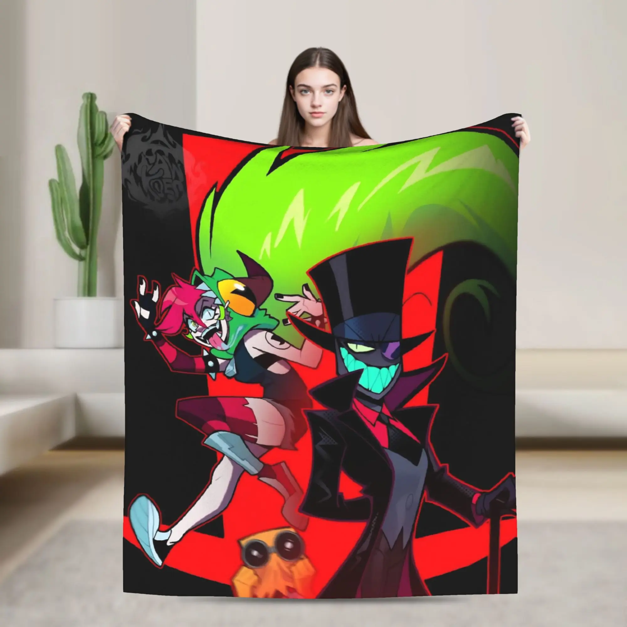 Villainous Comdy Blanket Cozy Soft  Throw Blankets for Sofa 50x60 Inch Multi-size Bedspread