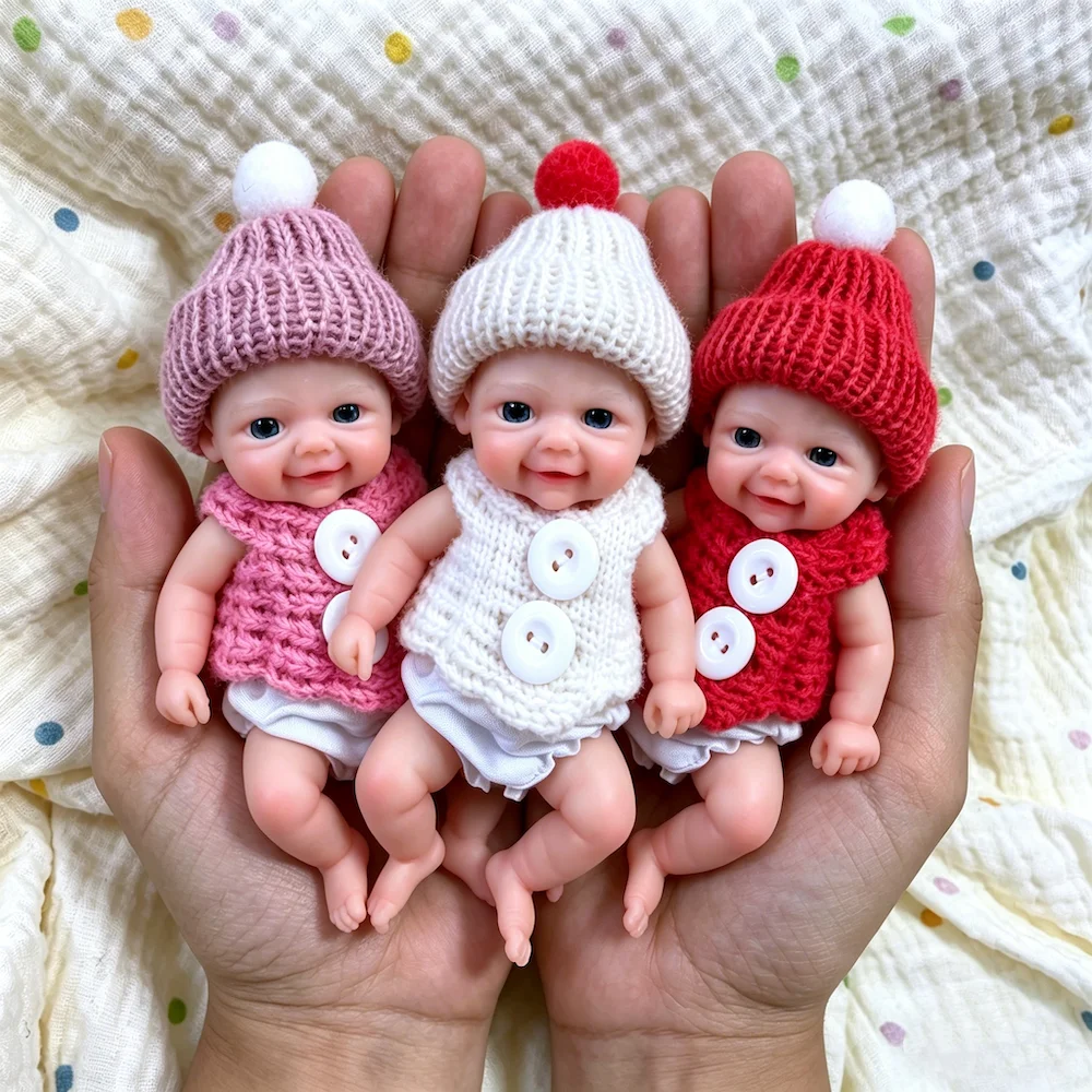 

Кукла реборн Вивиен, 6 дюймов, полностью силиконовая, реалистичная, мягкая, из цельного силикона, моющаяся, игрушка, подарок на день рождения, 1 шт.