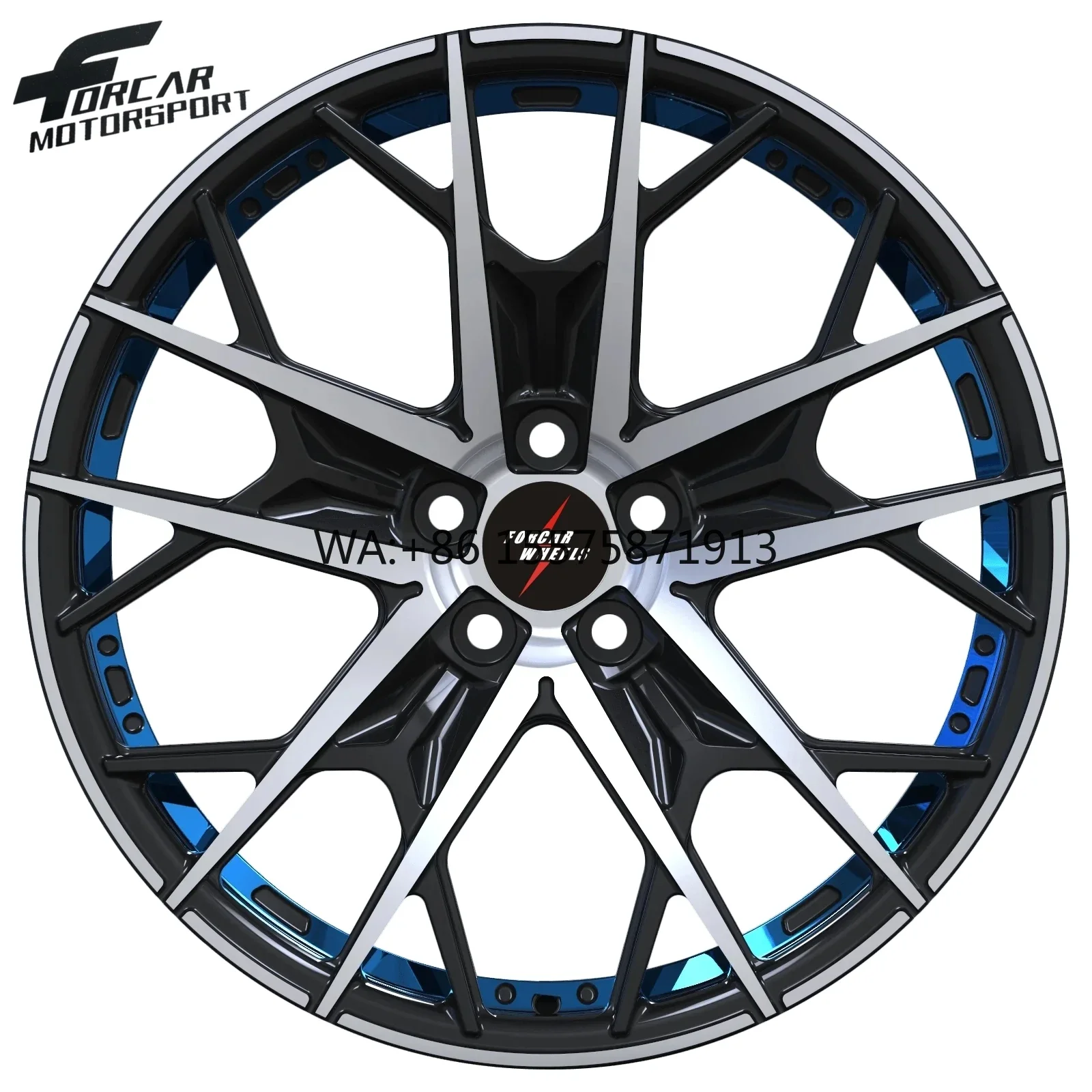 

Кованые диски Forcar Gloss Black Monoblock с вогнутым дизайном, облегченные, 18, 19, 20 дюймов, T6061, заводская цена, 5*112, 5*114.3