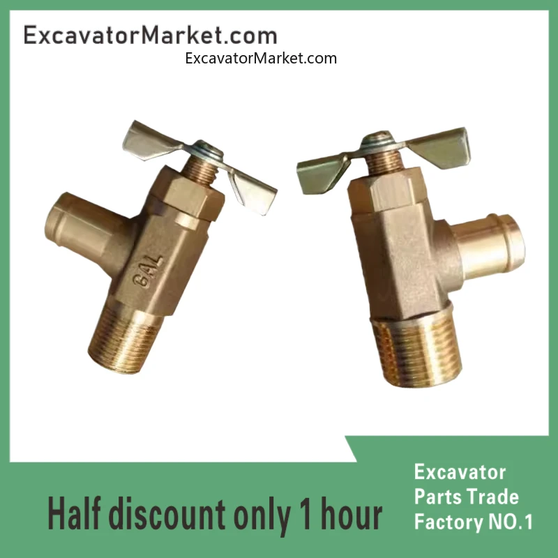 

For Doosan daewoo dh dx150/220/225/300-7/9 excavator warm air and water switch water valve excavator Parts