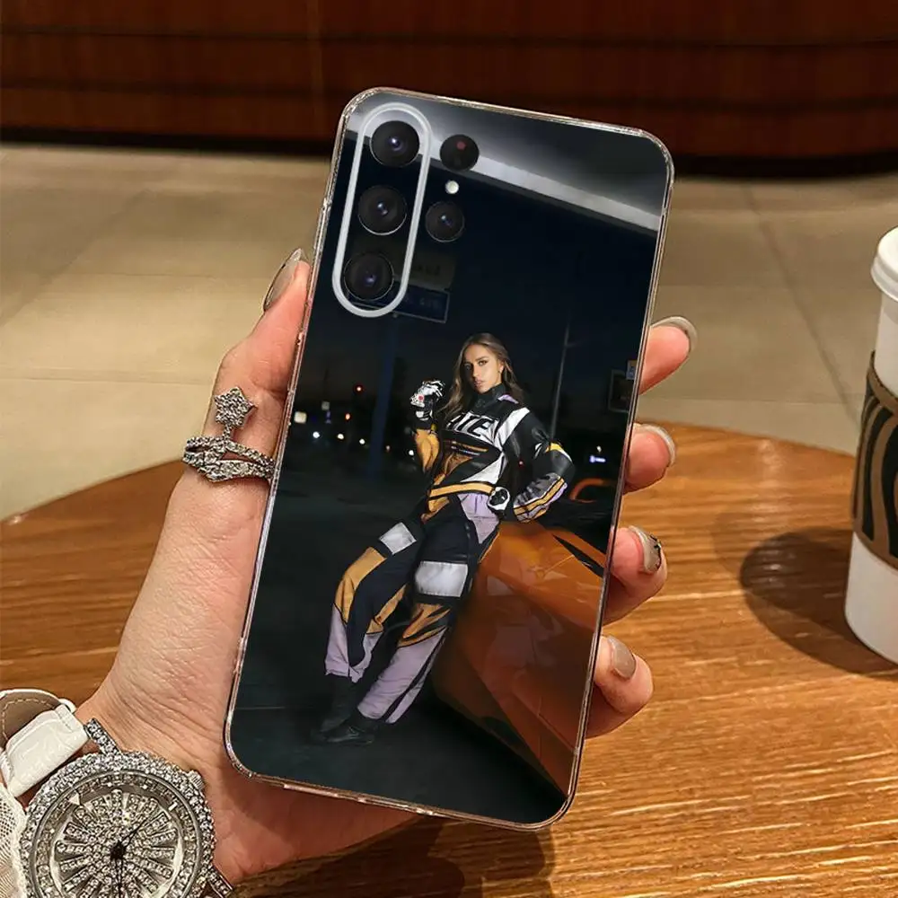 Tate M-Mcrae قريب جدًا لماذا حافظة هاتف لهاتف Samsung S24,30,21,22,23,20 FE,lite,PIus,Ultra,5G,Note,9,10 غطاء شفاف