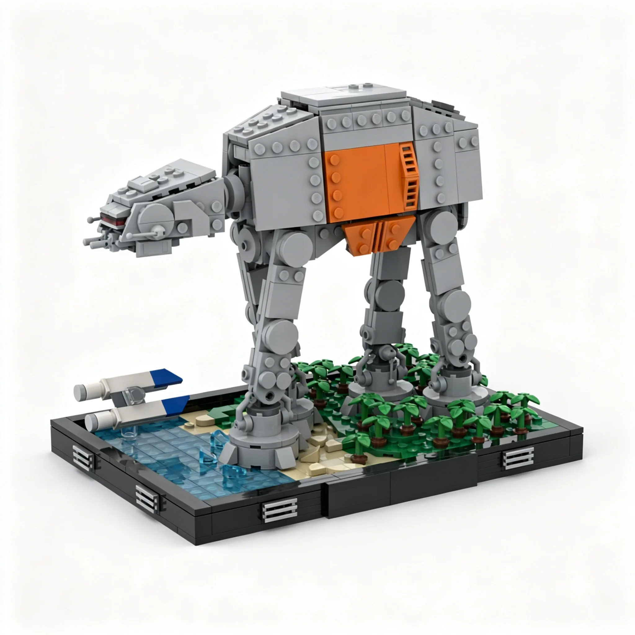

796pcs MOC Scarif Diorama Modification Star Battle Model Building Blocks Construction Toy Christmas Gifts DIY Creative Idea