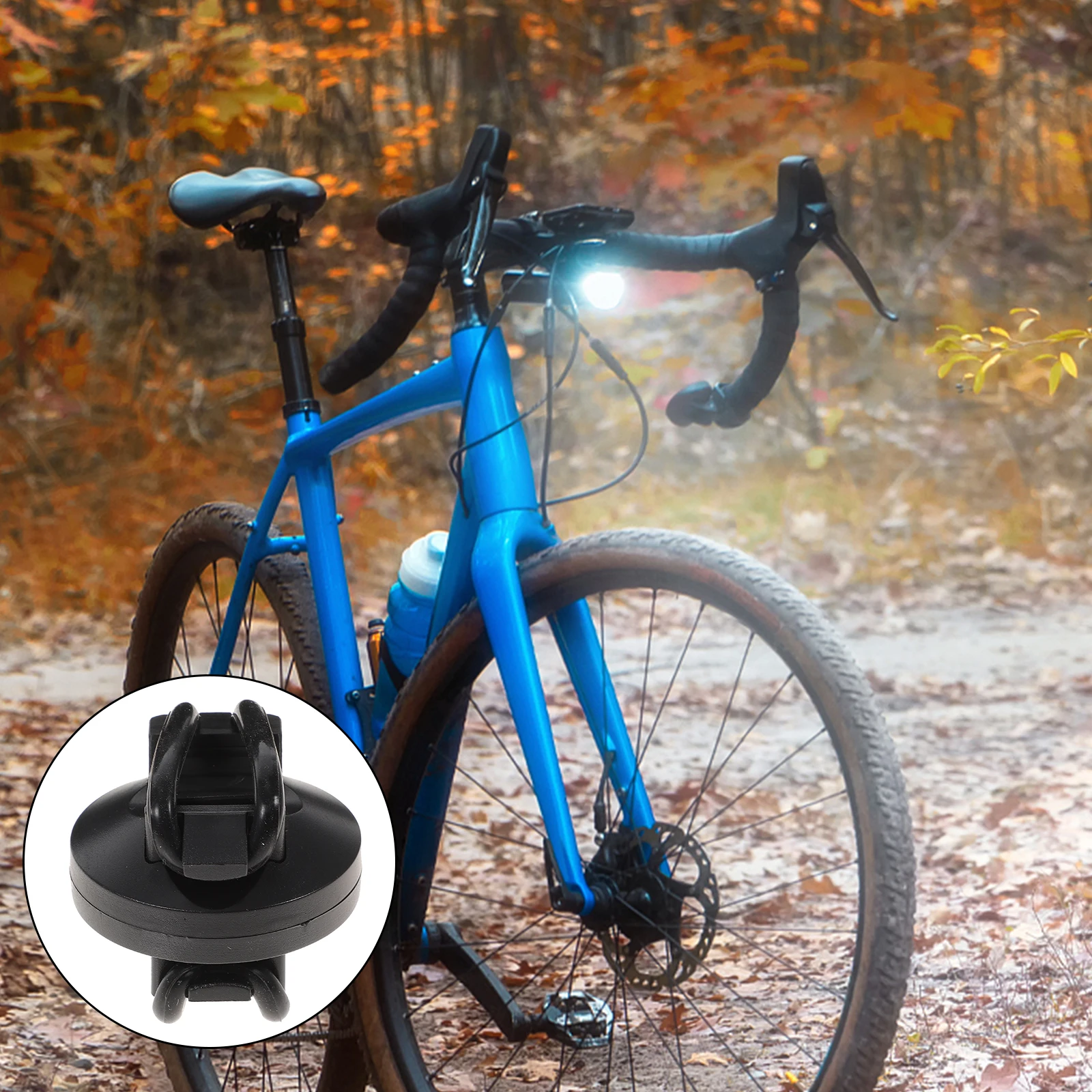 

2pcs Rotating Flashlight Clip Bike Bracket Black Mounting Adjustable Torch Light Holder for Cycling Hiking Outdoor