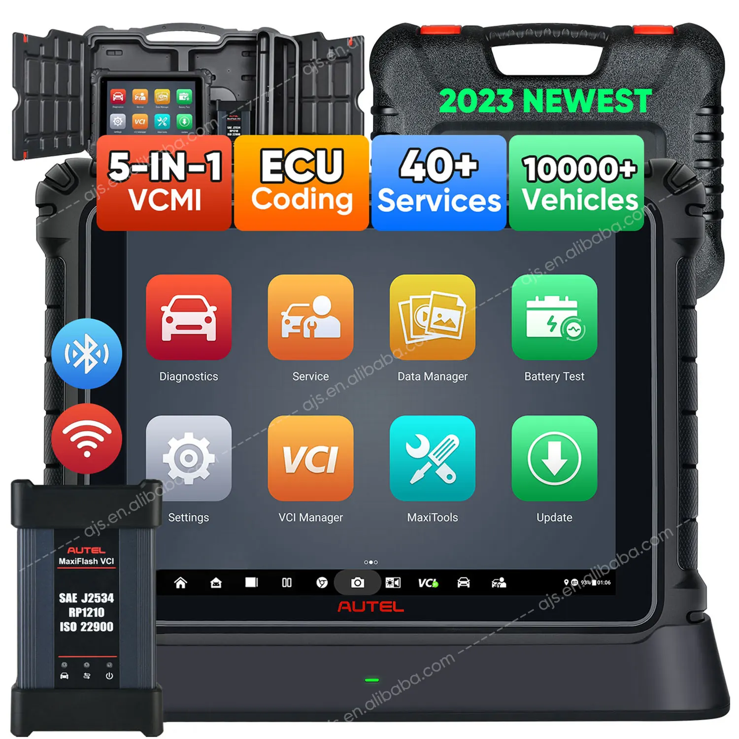 Products subject to negotiation2023 Autel Maxicom Ultra Lite Intelligent Altar Diagnostic Tool Scanner 40+ Services Programming