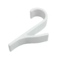 Kitchen Bathroom Hanger Clips Storage Racks White Clear Hanger Heated Towel Radiator Rail Clothes Scarf Hanger Hooks Holder 3