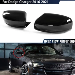 1 Pair Car Rearview Wing Mirror Covers Caps For Dodge Charger 2015 2016 2017 2018 2019 2020 2021 Mirror Case Cover Accessories