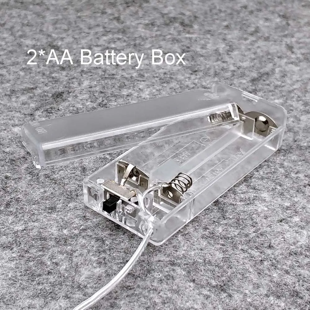 

High Quality DIY for AA Battery 2X 3X 2 3 Slot Storage Box Battery Storage Boxes Batteries Container Battery Holder Battery Box